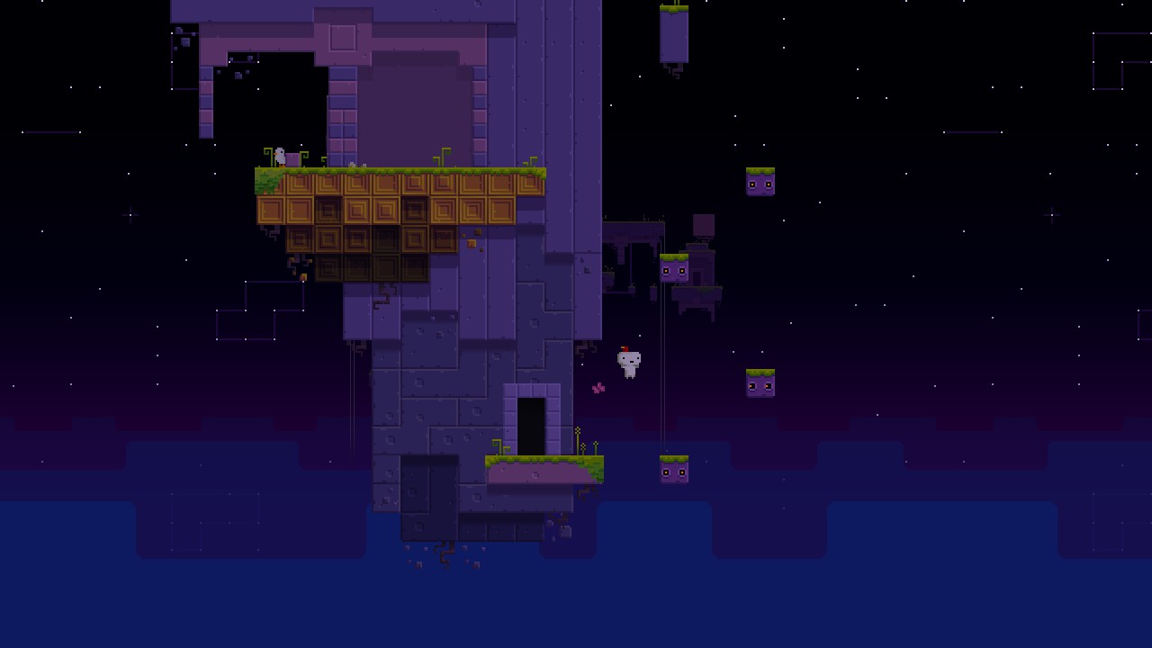 Sidescrolling Game-Play in
FEZ