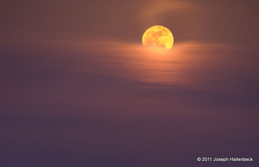 Red Light Super Moon