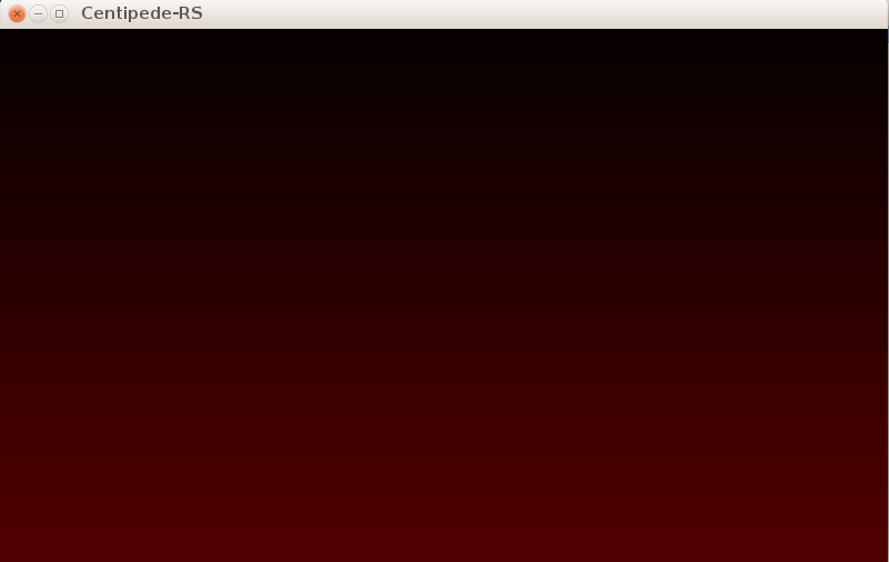 Screenshot of Centipede-RS at
Dev-2